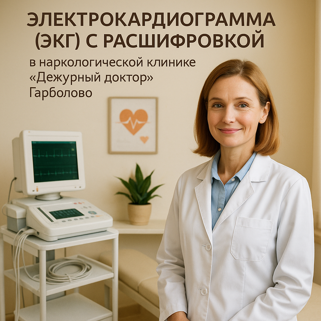 Электрокардиограмма (ЭКГ) с расшифровкой